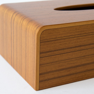 ティッシュボックスカバー チーク／SAITO WOOD （サイトーウッド