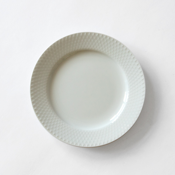 プレート RHOMBE WHITE(21cm)