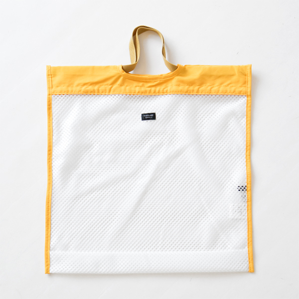 RETRO MESH FIN TOTE（YELLOW×WHITE）