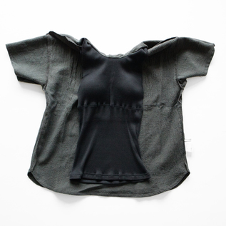 カップ付きインナーが縫い付けられています(CHARCOAL) カップ付きインナーが縫い付けられています(CHARCOAL)