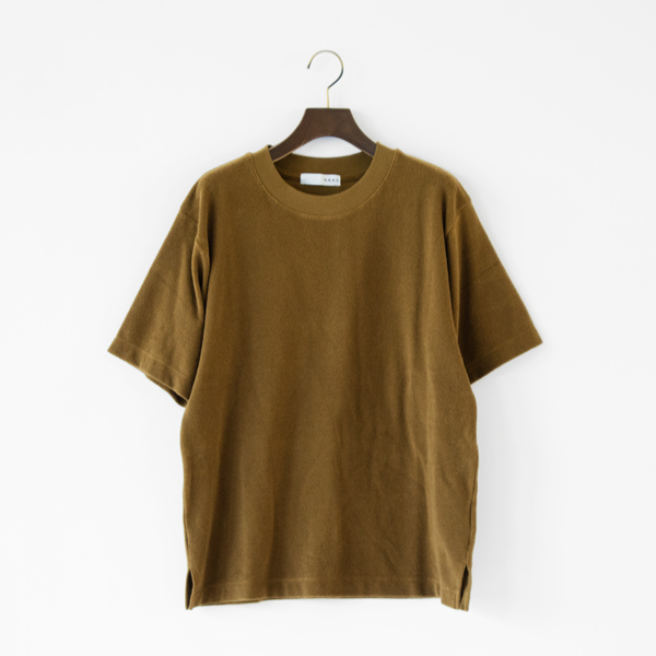ミニパイル ビッグTシャツ(BROWN KHAKI)