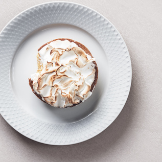 プレート RHOMBE WHITE／Lyngby Porcelaen（リュンビューポーセリン