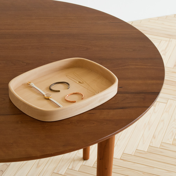 アクセサリートレーとして(帯ノコ盆 大 2) アクセサリートレーとして(帯ノコ盆 大 2)