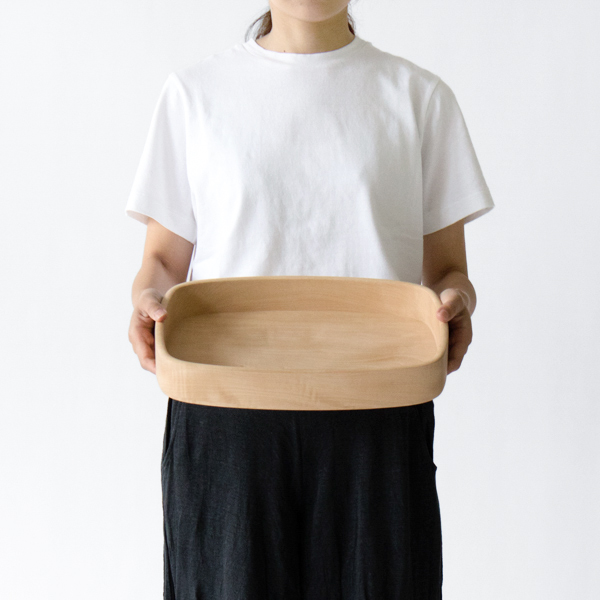 サイズイメージ(帯ノコ盆 大 3、モデル身長:162cm) サイズイメージ(帯ノコ盆 大 3、モデル身長:162cm)