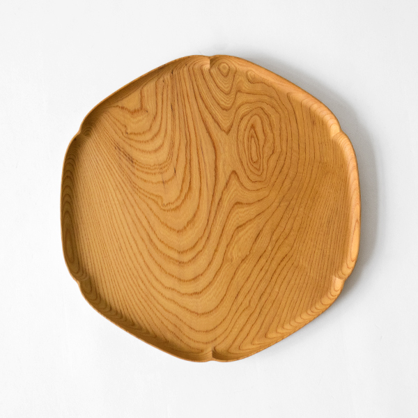 真上から(雪輪盆) 真上から(雪輪盆)