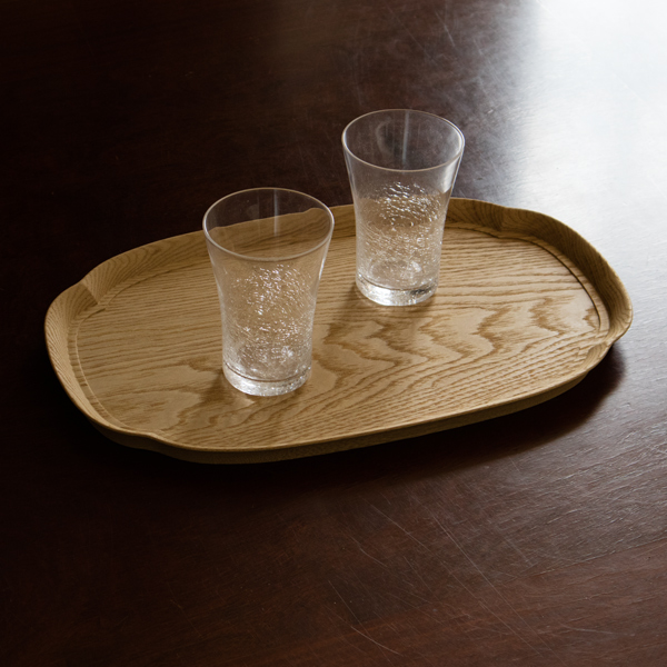 晩酌盆として(長木瓜盆) 晩酌盆として(長木瓜盆)