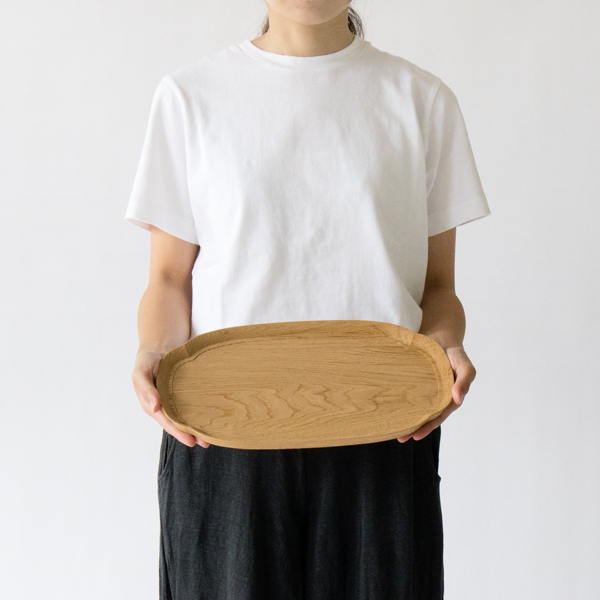 サイズイメージ(長木瓜盆、モデル身長:162cm) サイズイメージ(長木瓜盆、モデル身長:162cm)