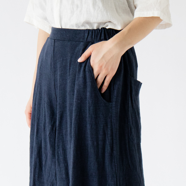 両サイズにポケットがついています(NAVY)