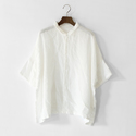 リネンワイドシャツ