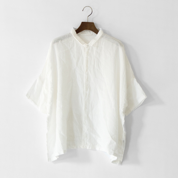 リネンワイドシャツ(OFF WHITE)