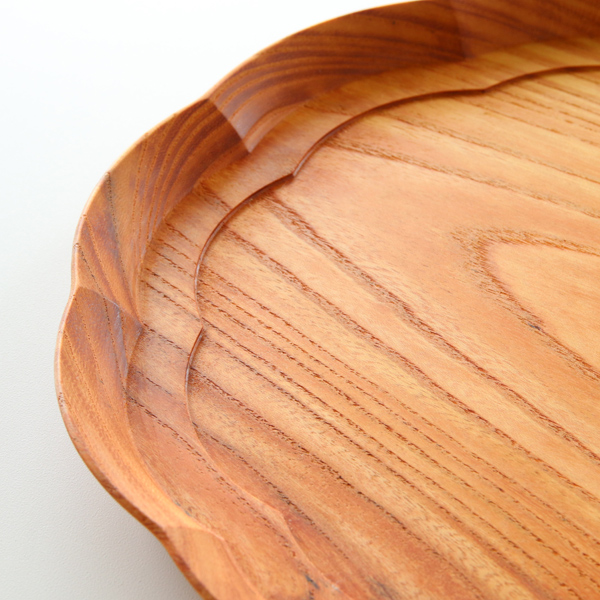 耐水性や油染みに強い、ガラス塗料加工(輪花盆) 耐水性や油染みに強い、ガラス塗料加工(輪花盆)