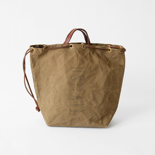 CANVAS×LEATHER MAIL PURSEバッグ(OLIVE DRAB)