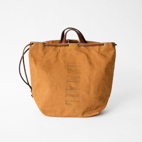 CANVAS×LEATHER MAIL PURSEバッグ(KHAKI)