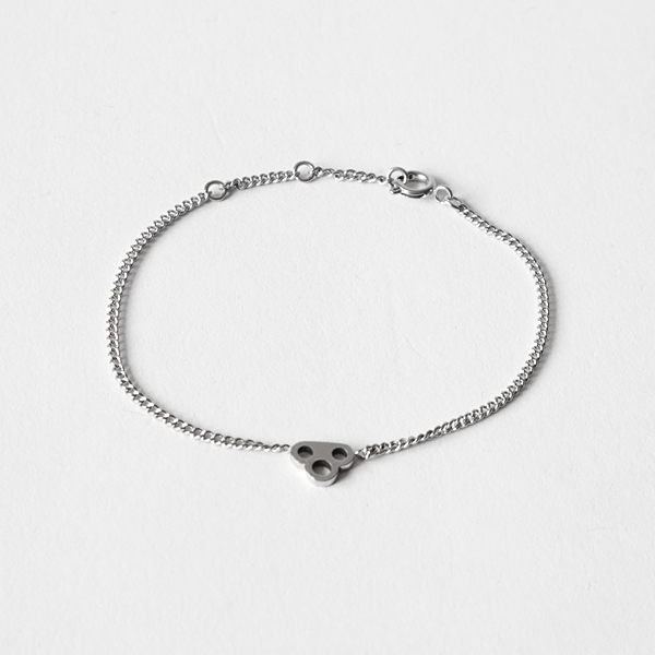 キーチェーンブレスレット(Polished Steel)