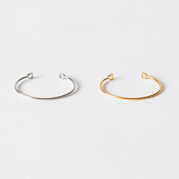 左：Gold Plated、右：POLISHED STEEL