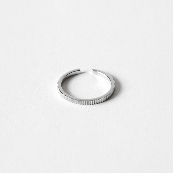 リング　Ribbed(Polished Stee)