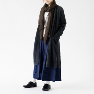 着用イメージ（DK BROWN、モデル身長162cm）