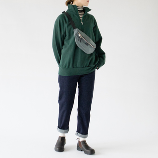 ハーフジップジャージトップ Verde Bottiglia-S(身長162cm) ハーフジップジャージトップ Verde Bottiglia-S(身長162cm)