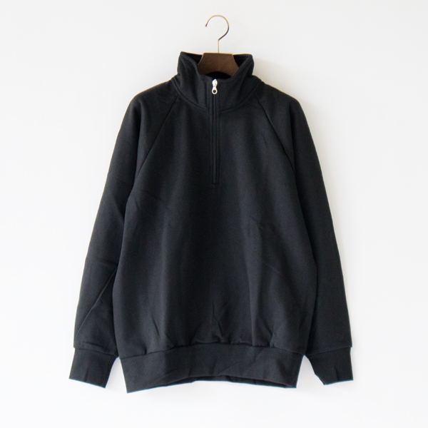  ハーフジップジャージトップ NERO