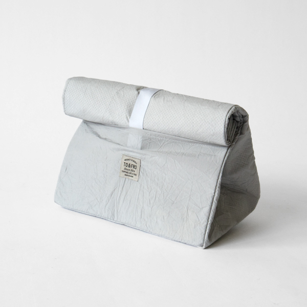 丸めてランチバッグに(GRAY)