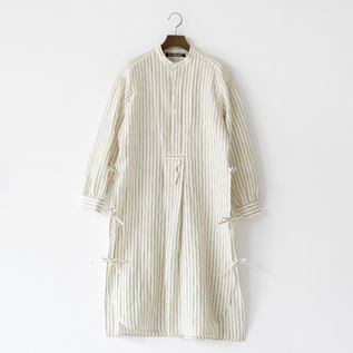 ウールリネン フレンチボサムロングシャツ／HAVERSACK（ハバーサック