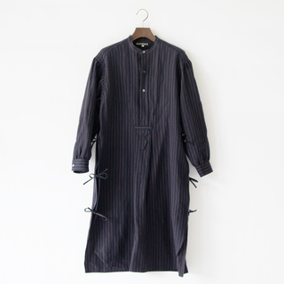 ウールリネン フレンチボサムロングシャツ／HAVERSACK（ハバーサック