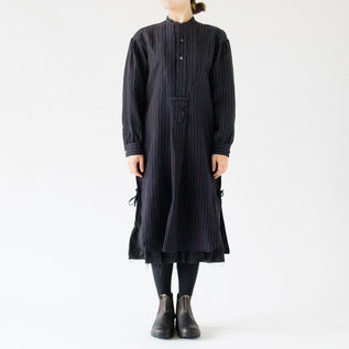 ウールリネン フレンチボサムロングシャツ／HAVERSACK（ハバーサック