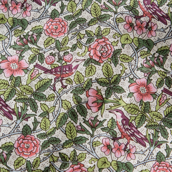 ウィリアム・モリスの「ストロベリー・シーフ」をモチーフにしたデザイン ウィリアム・モリスの「ストロベリー・シーフ」をモチーフにしたデザイン