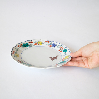 ぶどうとリス 七寸中皿／宮本泰山堂(みやもとたいざんどう)｜愛着を