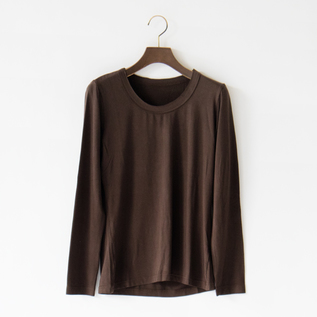 ラグウォーム長袖Tシャツ(BROWN) ラグウォーム長袖Tシャツ(BROWN)