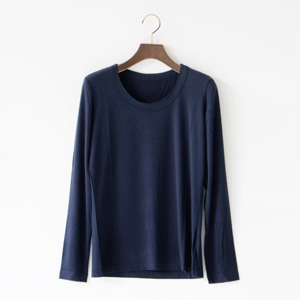 ラグウォーム長袖Tシャツ(NAVY)