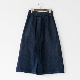 デニム タックスカート(INDIGO) デニム タックスカート(INDIGO)
