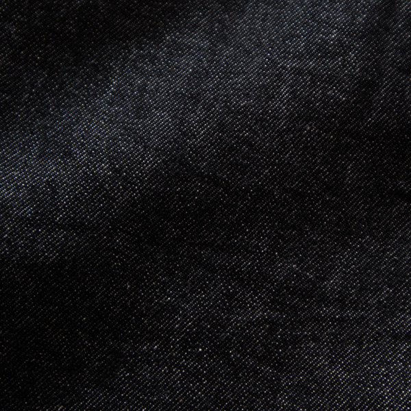 デニムならではの経年劣化もお楽しみください(BLACK)