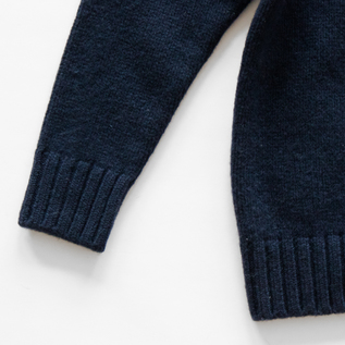 ソフトラムウール ニット NAVY