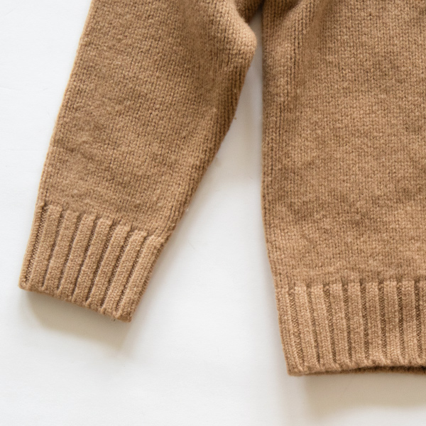 ソフトラムウール ニット BEIGE