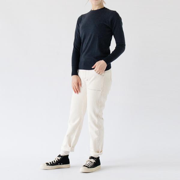 モデル身長:162cm (Navy Notte-1) モデル身長:162cm (Navy Notte-1)