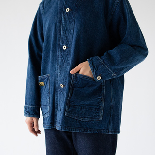 F2417 WWⅡ DENIM COVER-ALL ジャケット／FOB FACTORY（エフオービー