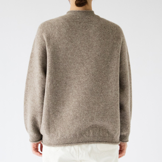 モンゴリアンウール カーブセーター(GREY) モンゴリアンウール カーブセーター(GREY)