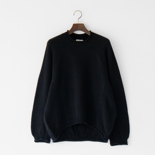 モンゴリアンウール カーブセーター(BLACK) モンゴリアンウール カーブセーター(BLACK)