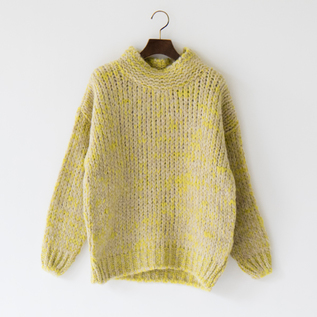 モックネックプルオーバー(Beige Jaune) モックネックプルオーバー(Beige Jaune)
