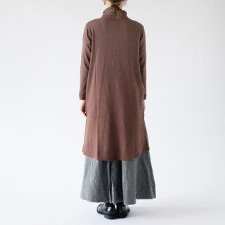 コットンリネンカシミヤ チュニックワンピース(AZUKI) コットンリネンカシミヤ チュニックワンピース(AZUKI)