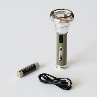 充電用バッテリー、USBケーブルが付属しています(OLIVE DLUB) 充電用バッテリー、USBケーブルが付属しています(OLIVE DLUB)