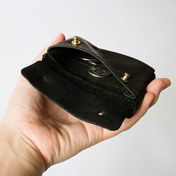 小銭入れは2箇所あります(OD-MILITARY)