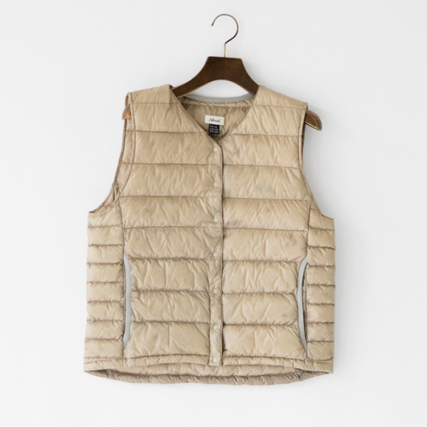 BEIGE-Mインナーダウンベスト BEIGE-Mインナーダウンベスト