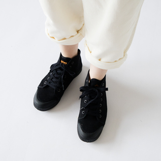 SNEAKER B2 HEAVY TWILL BLACK／Spring Court / Shop ZUTTO for