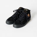 ハイカットスニーカー B2 HEAVY TWILL BLACK