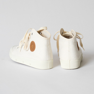 ハイカットスニーカー B2 HEAVY TWILL OFF WHITE／Spring Court