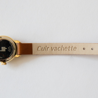 リップ　lip レディース　時計 スクエア ゴールド　未使用　稼働品　エナメル革 リップ lip レディース 時計 スクエア ゴールド 未使用 稼働品