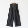WIDE TUCK PANTS