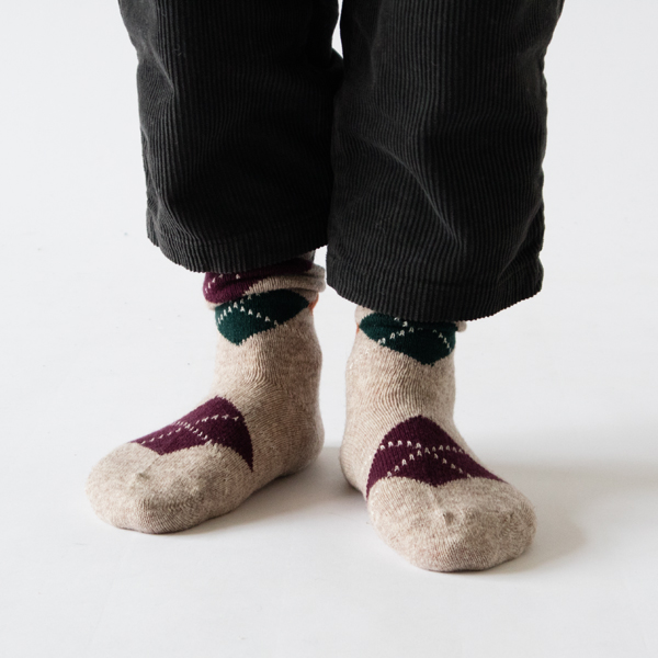 靴下からお洒落を楽しみたくなる一足(ベージュ) 靴下からお洒落を楽しみたくなる一足(ベージュ)